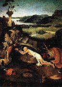 Hieronymus Bosch Jerome at Prayer oil on canvas